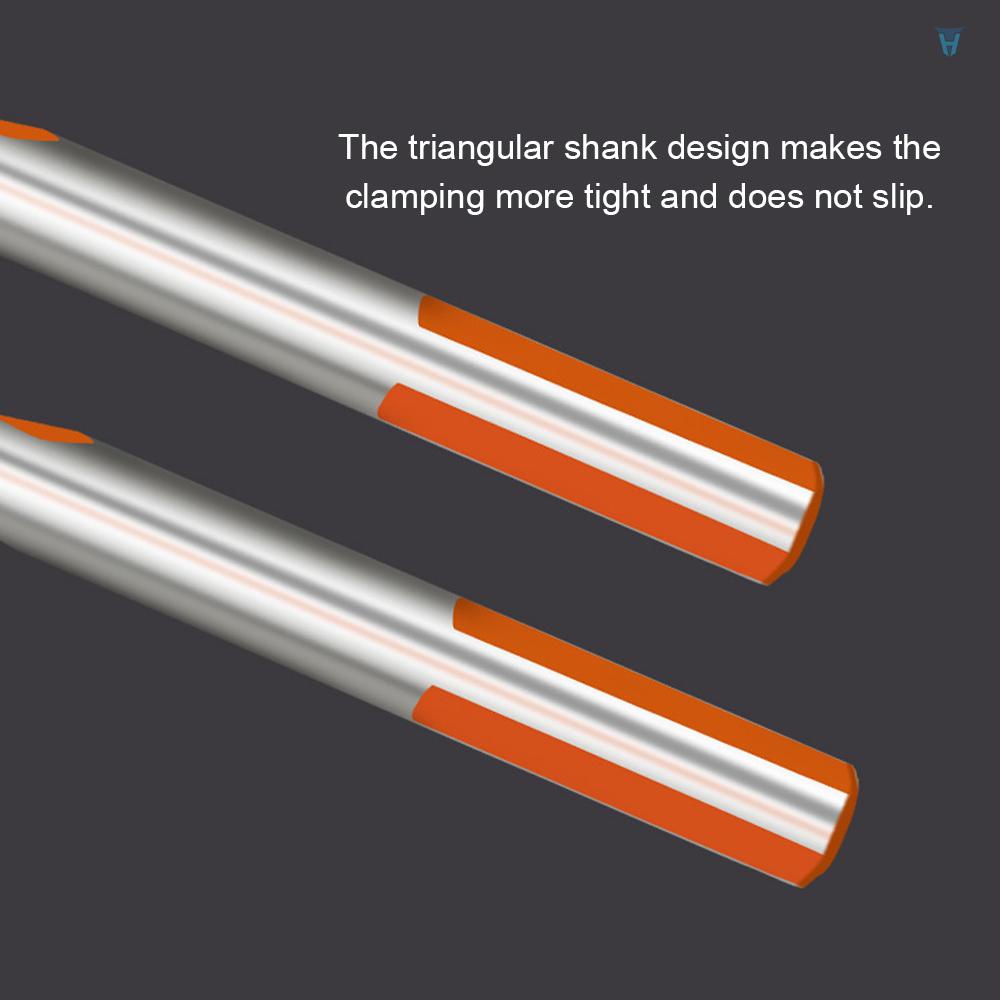 1 Mũi Khoan Xoắn Đa Năng 4 Tùy Chọn Dùng Để Khoan Kính / Gốm Sứ