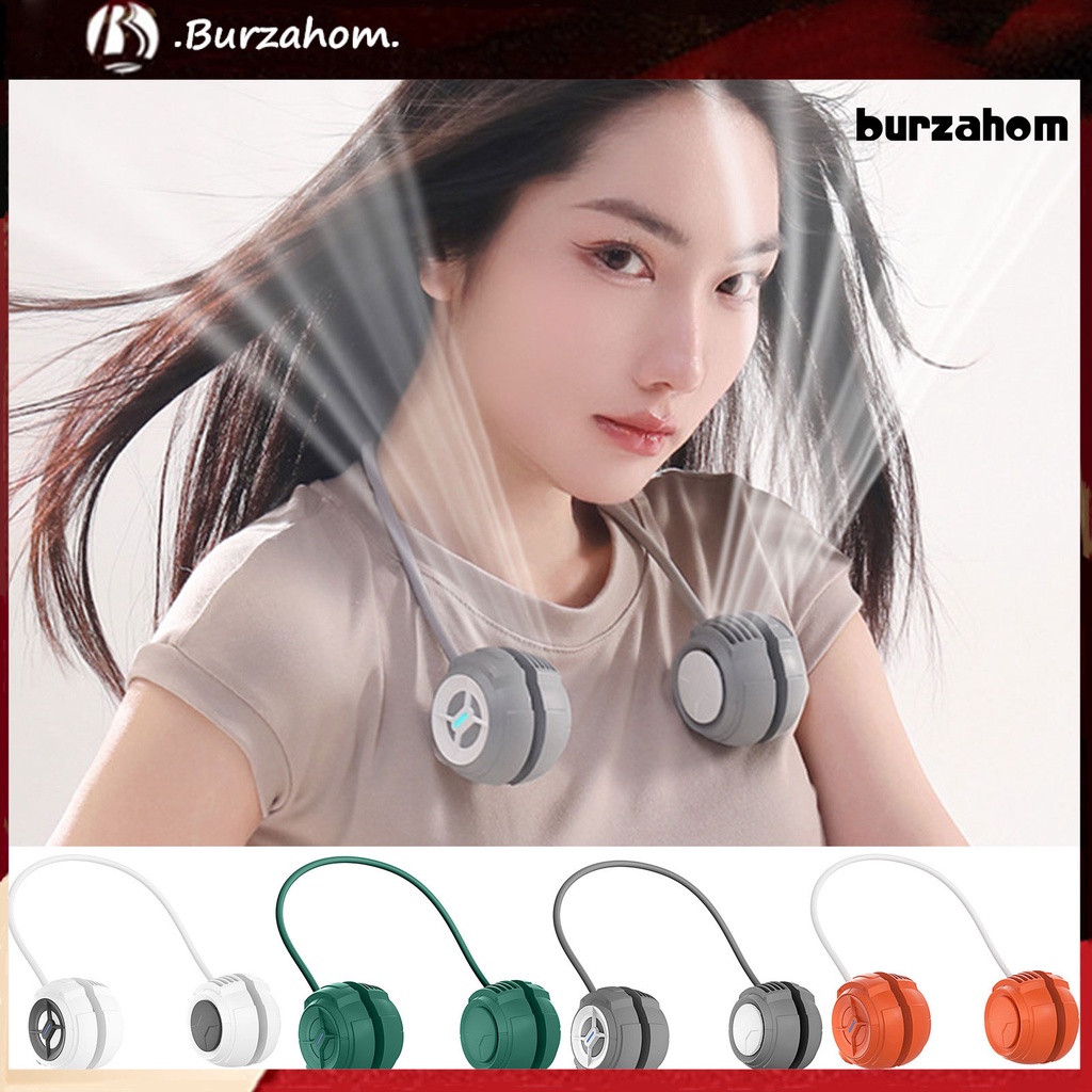 1 Bộ Quạt Treo Cổ Không Cánh 3 Tốc Độ Gió Tiếng Ồn Thấp 7 Màu Sắc Tùy Chỉnh Tiện Dụng