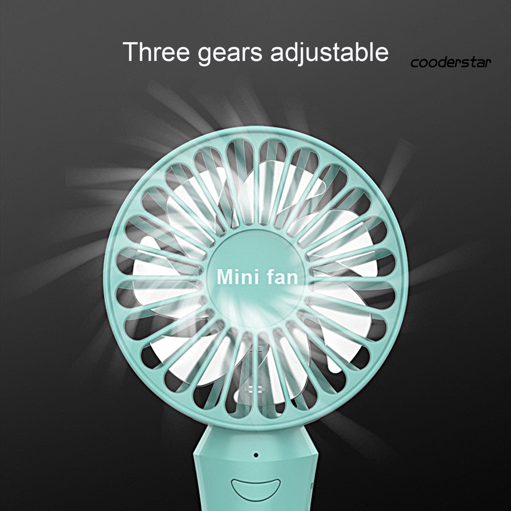 1 Bộ Quạt Làm Mát Cầm Tay Có Thể Điều Chỉnh Chế Độ Gió Mạnh Không Ồn Sử Dụng Hàng Ngày