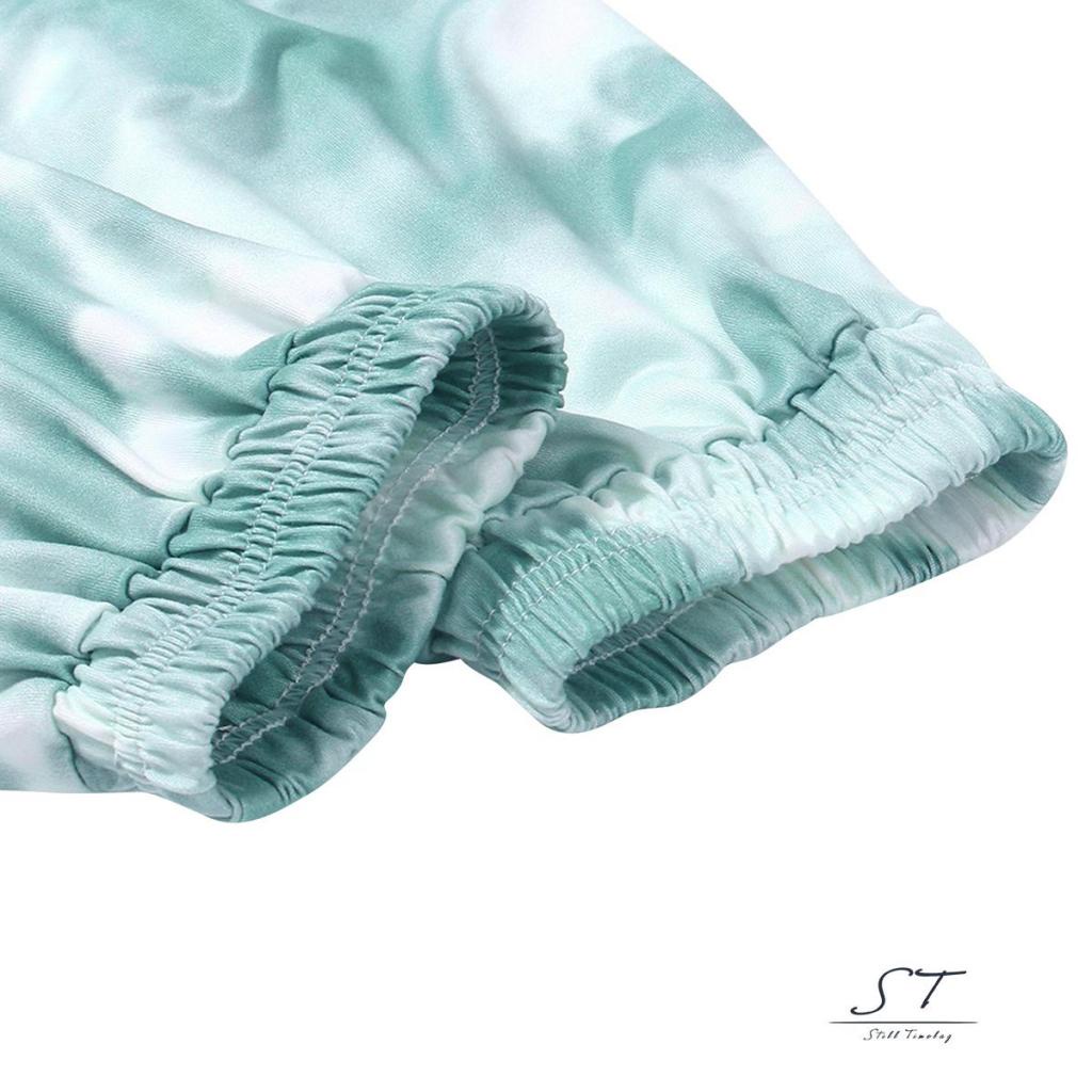 Quần Dài Dáng Suông Lưng Cao Co Giãn Có Túi Bên Hông Nhuộm Màu CY03 Cho Nữ