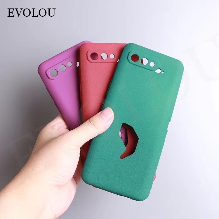Ốp Điện Thoại Silicon Mềm Siêu Mỏng Bề Mặt Nhám Dành Cho Rog Phone 6 6D 5 5S 3 Strix ZS661KS Zenfone 8 7 ZS670KS