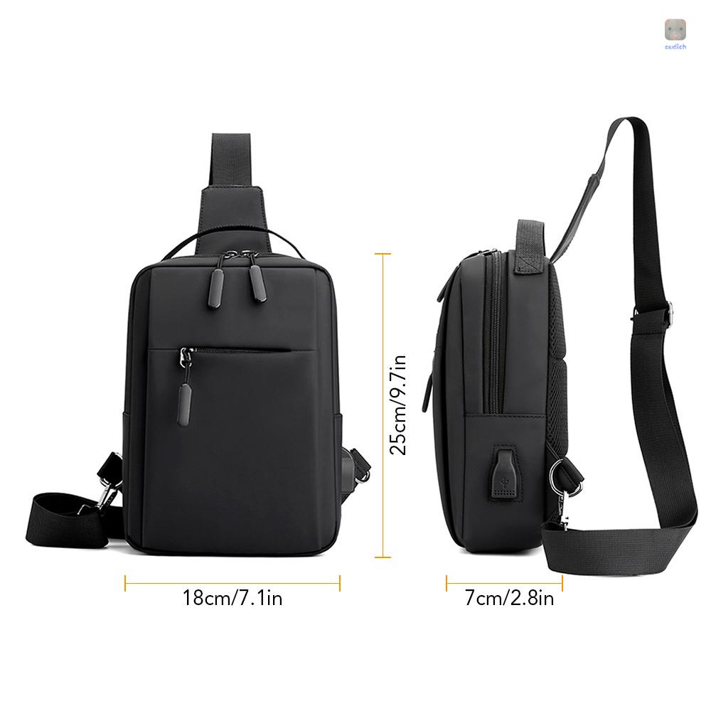 Túi Đeo Chéo Vai Bằng Nylon Chống Mòn Có Thể Điều Chỉnh Thời Trang Cho Nam