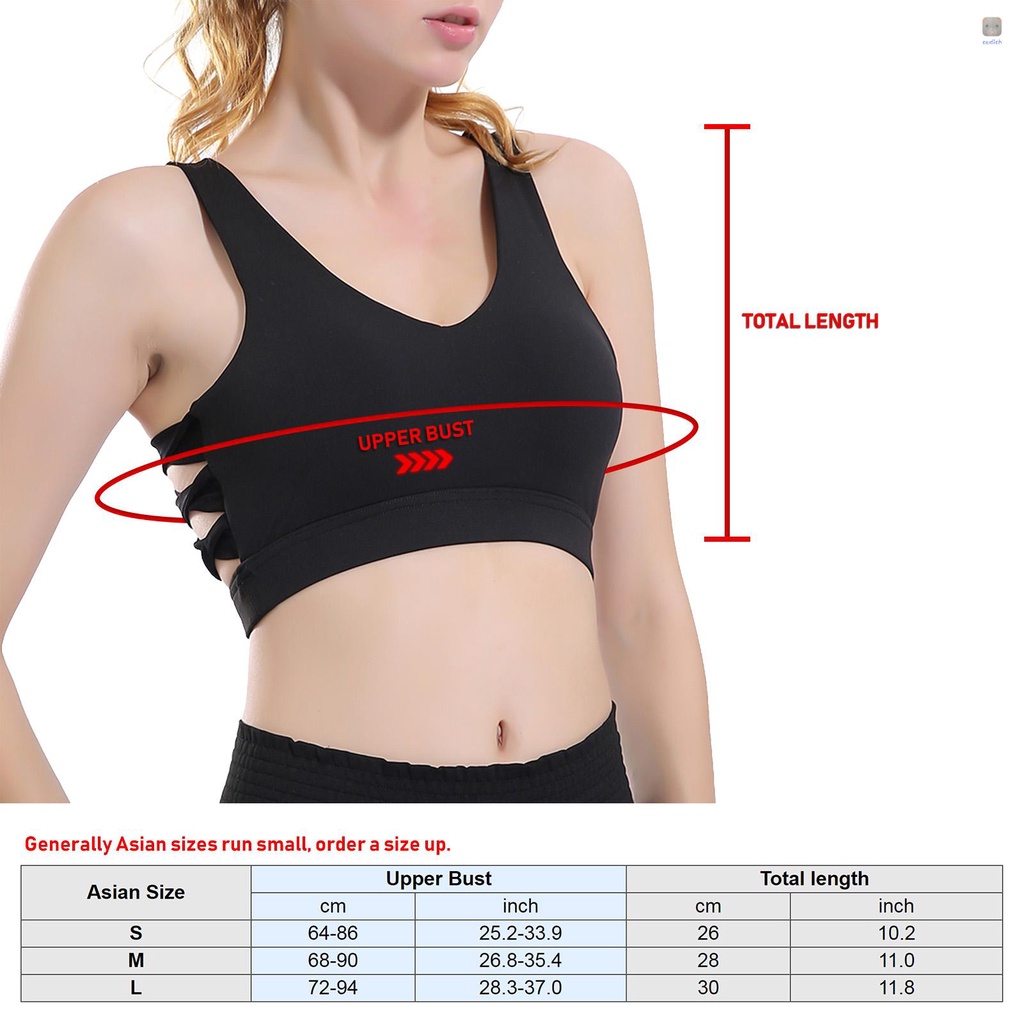 Áo Bra Thể Thao Có Mút Nâng Ngực Chống Sốc Thiết Kế Dễ Thương Cho Nữ