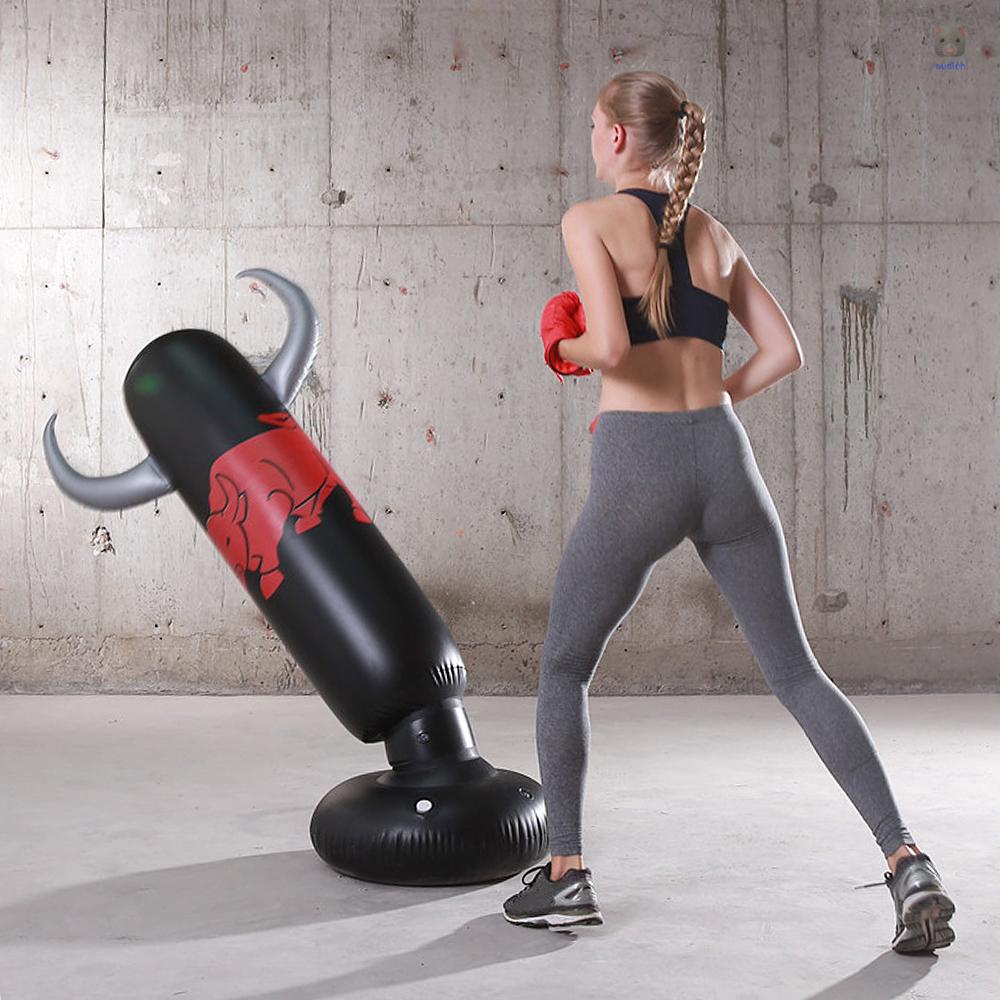 Túi Tập Đấm Bốc Bơm Hơi Tiện Lợi 5.2ft