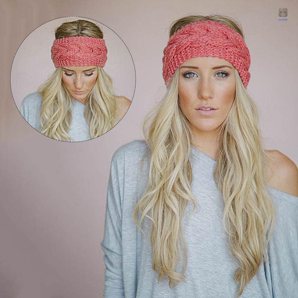 Băng Đô Len Giữ Ấm Tai Màu Trơn Thời Trang Cho Nữ #17