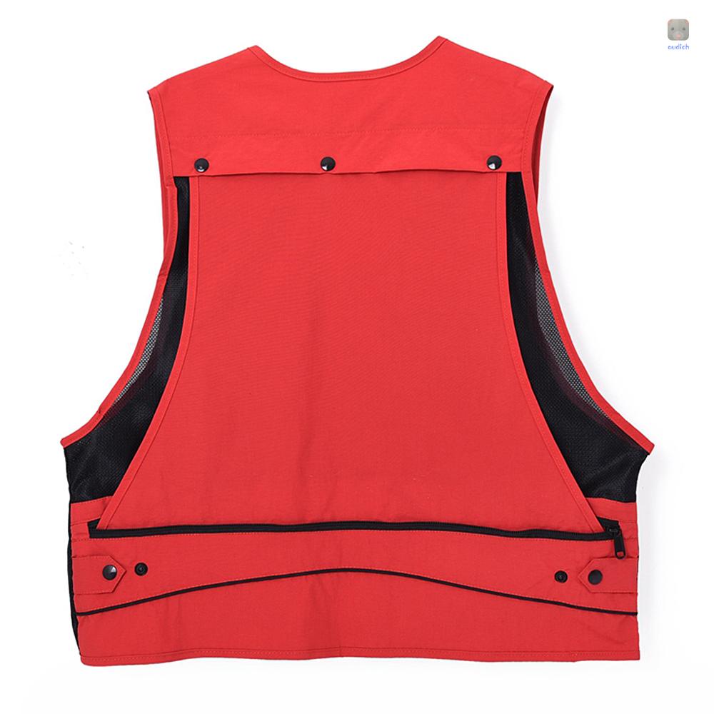 Áo Khoác Câu Cá Không Tay Nhiều Túi Tiện Dụng Dành Cho Nam