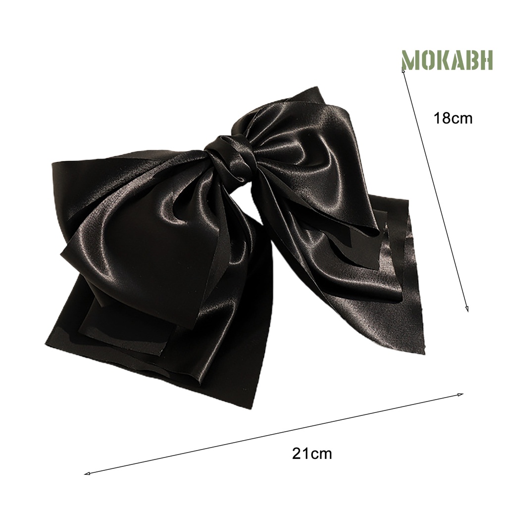 Kẹp Tóc Nơ Hai Lớp Bằng Chất Liệu Không Gỉ