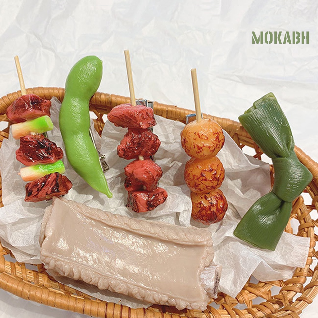 [Mok Abh] Kẹp Tóc Hình Thức Ăn Dùng Trang Trí Tiệc Cho Nữ