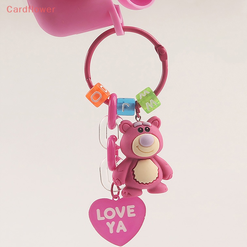 Móc Khóa Hình Gấu Và Dâu Tây Dễ Thương Mới