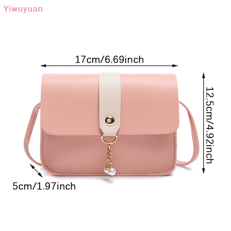 Túi Đeo Chéo Vai Đựng Điện Thoại Đính Ngọc Trai Thời Trang Mới