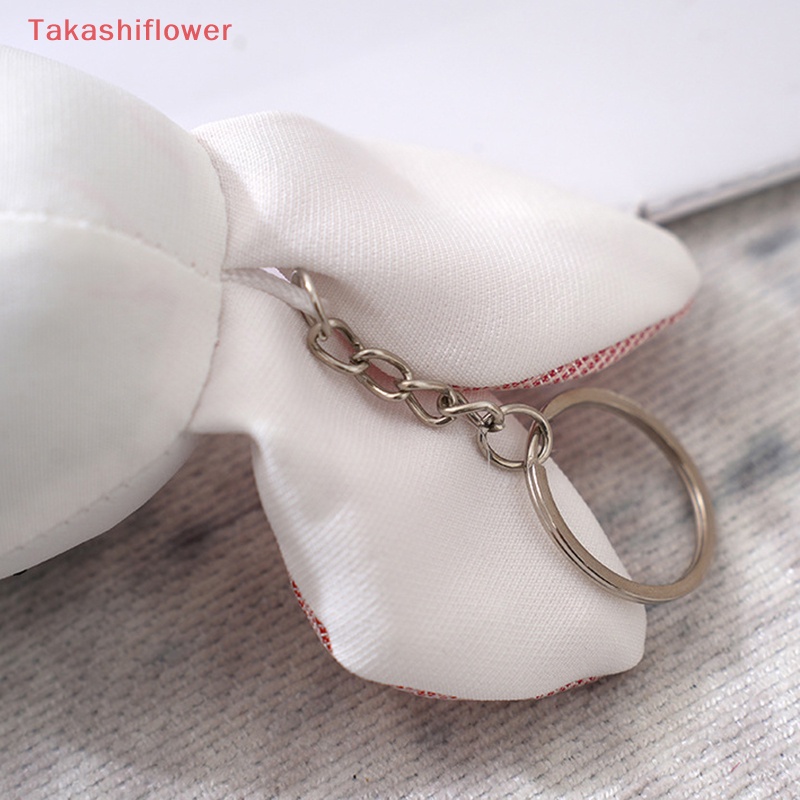 Móc Khóa Thỏ Nhồi Bông Dễ Thương Dùng Làm Quà Tặng