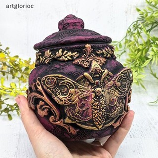 Bình Điêu Khắc Thủ Công Hình Mặt Trăng Phong Cách Gothic