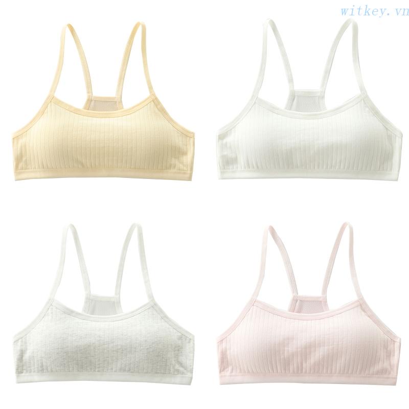 Áo Bra Lưới Có Mút Nâng Ngực Lưng Dây Chéo Dành Cho Bạn Gái Tuổi Teen