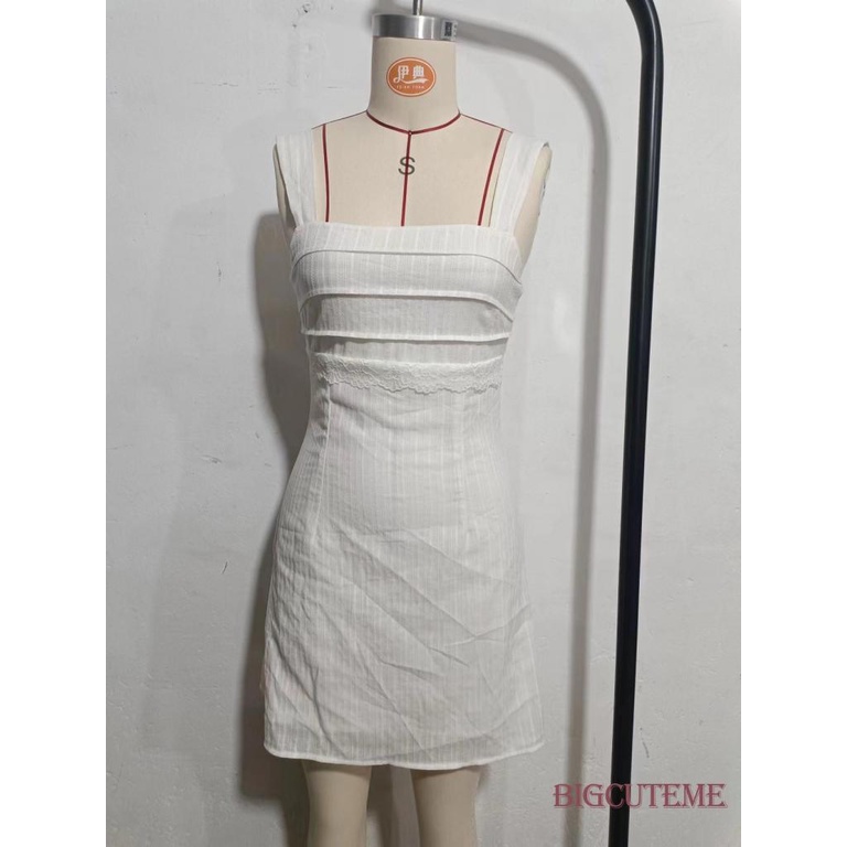 Đầm Mini Sát Nách Màu Trơn Thời Trang Mùa Hè Cho Nữ