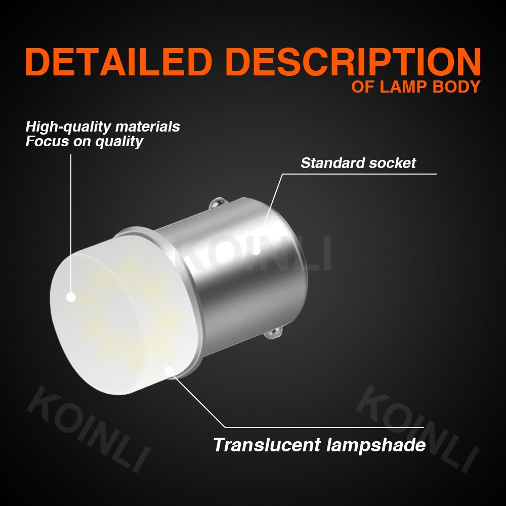 Đèn Led Phanh / Xi Nhan 7 Màu 12V 24V Cho Xe Tải 1156 1157 9SMD 3014 BA15S P21W BAY15D P21 / 5W