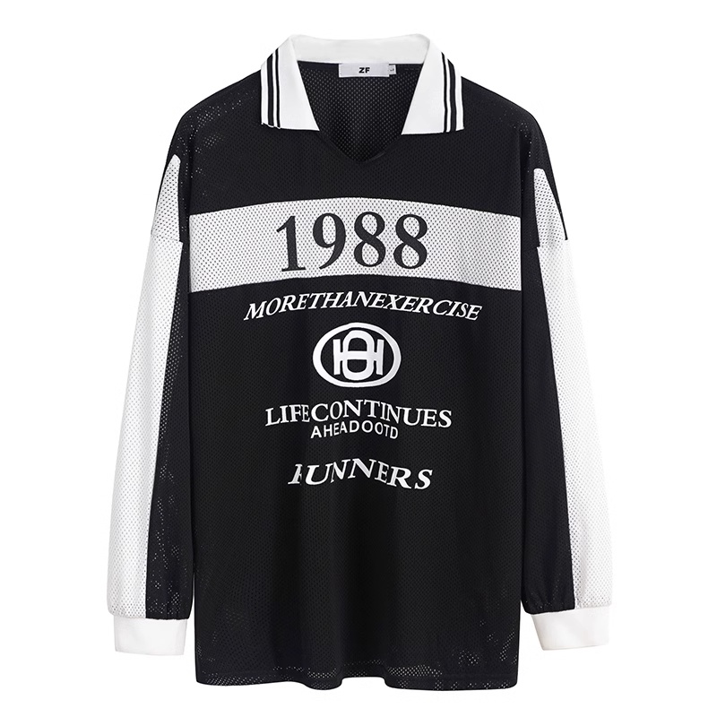 Áo Thun Tay Dài In Họa Tiết Năm Mới Phong Cách Mỹ Thời Trang Mùa Hè Dễ Phối Đồ