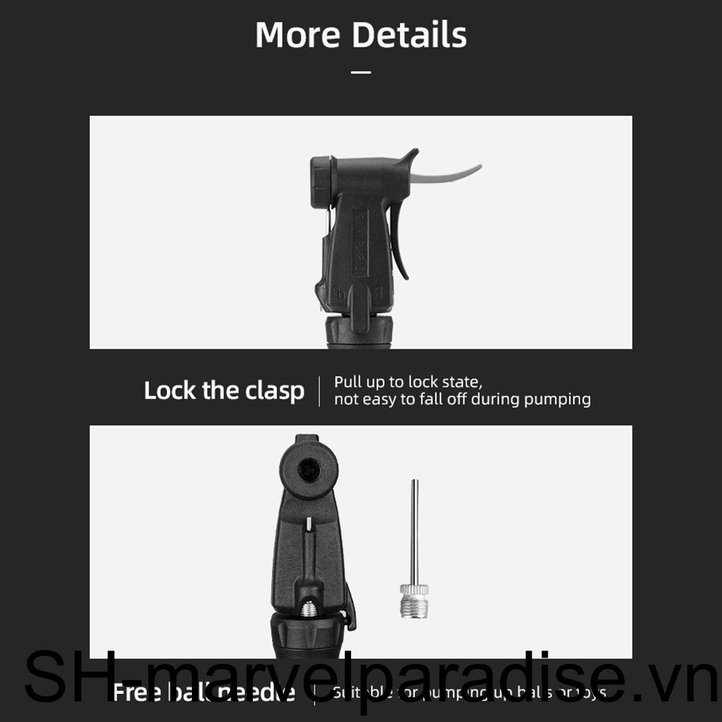 Ống Bơm Xe Đạp Hai / Chiều Di Động Hỗ Trợ Mang Theo Mới