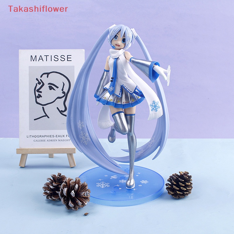 Mô Hình Nhân Vật Miku Bằng PVC Kích Thước 22CM Dùng Làm Quà Tặng Giáng Sinh