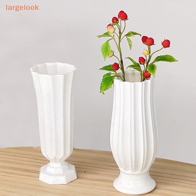 Bình Hoa Mini Bằng Nhựa Resin Tỷ Lệ 1 / 6 Dùng Trang Trí Nhà Búp Bê