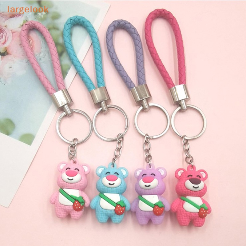 Móc Chìa Khóa Bằng Nhựa Resin Hình Winnie Hoạt Hình Dễ Thương