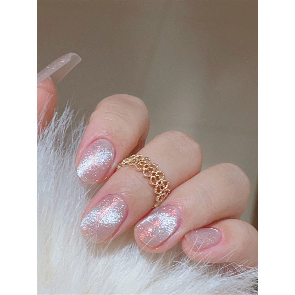 Gel sơn móng EELHOE mắt mèo trong suốt màu cầu vồng