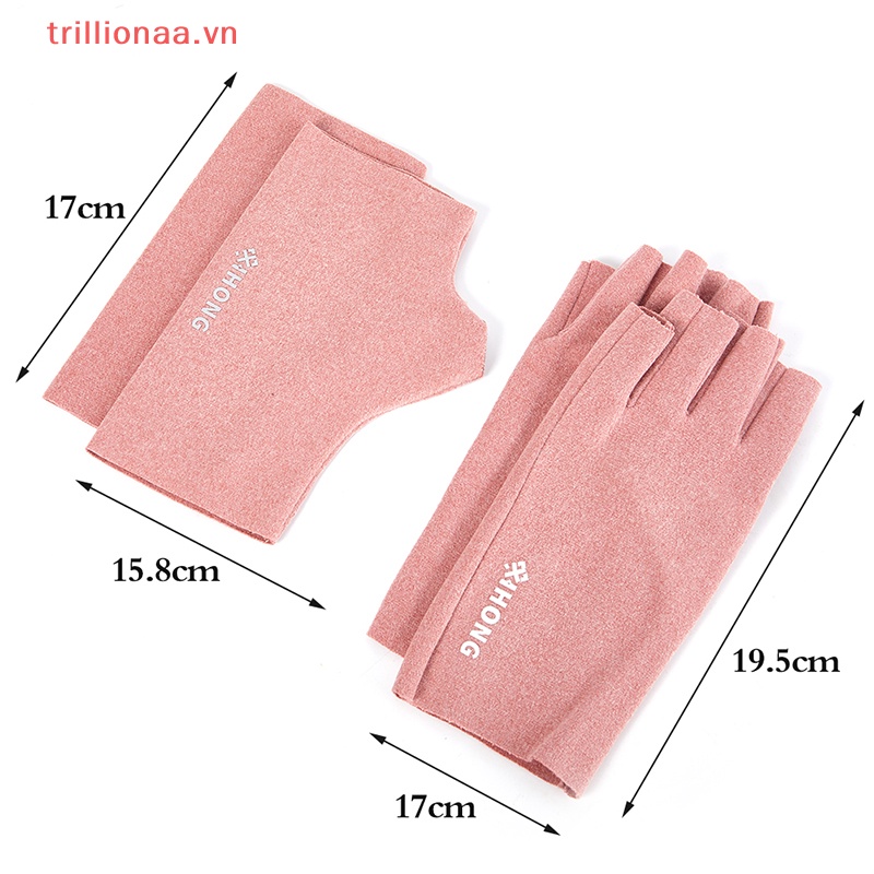 Găng Tay Bảo Vệ Chống Tia UV Khi Làm Móng Mùa Đông