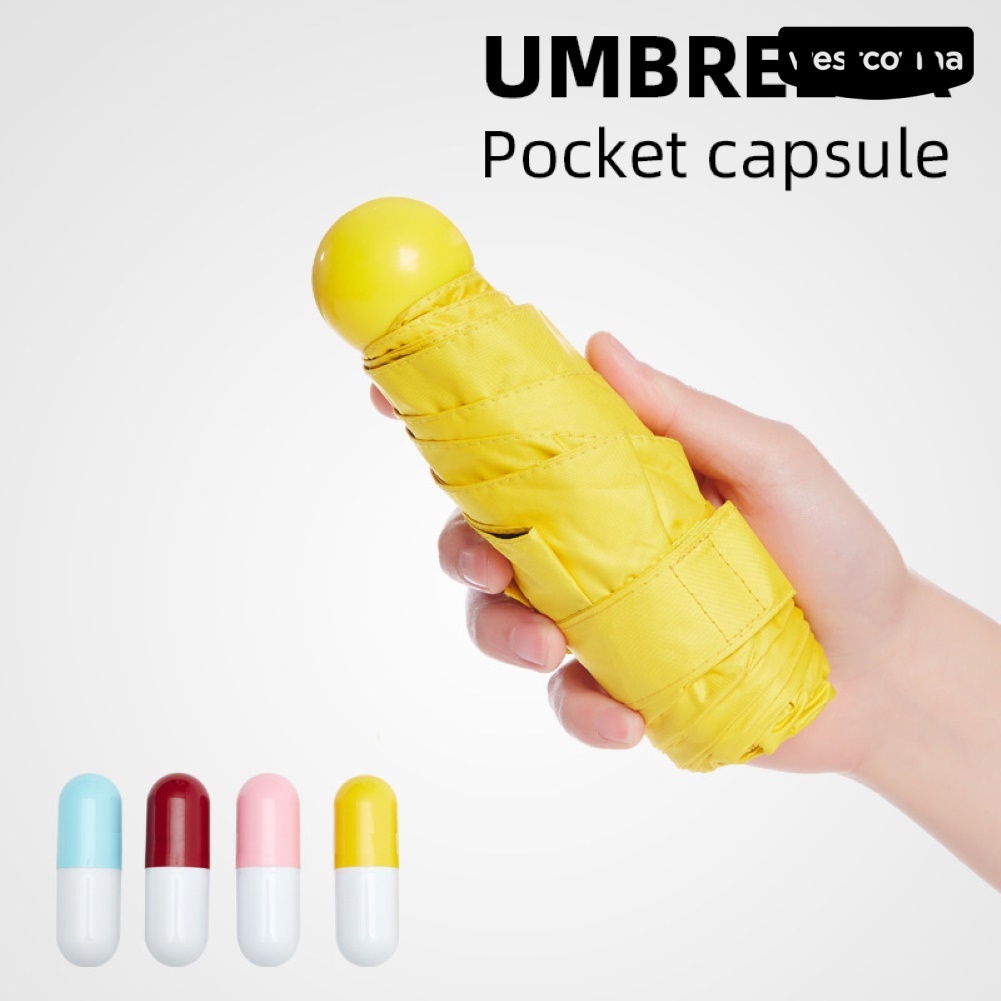 [COD]☁Dù Gấp 5 Khúc Mini Chống Tia UV Chống Gió Chống Nắng Cho Nữ