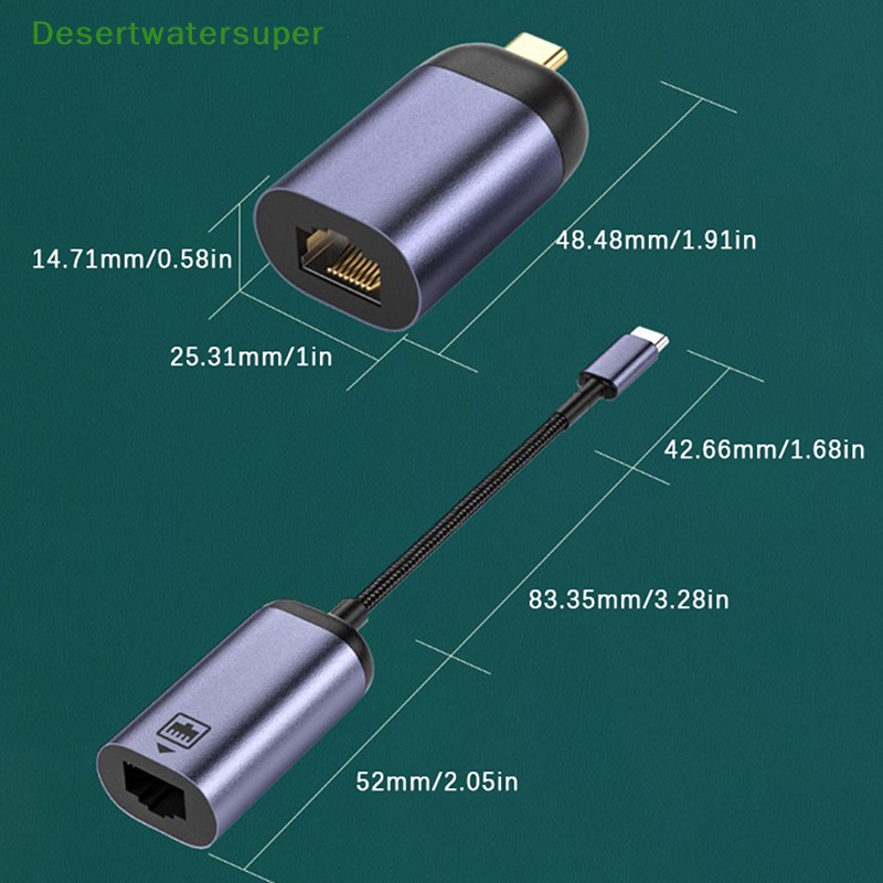 Đầu Chuyển Đổi USB Type C 3.1 RJ45 Chất Lượng Cao