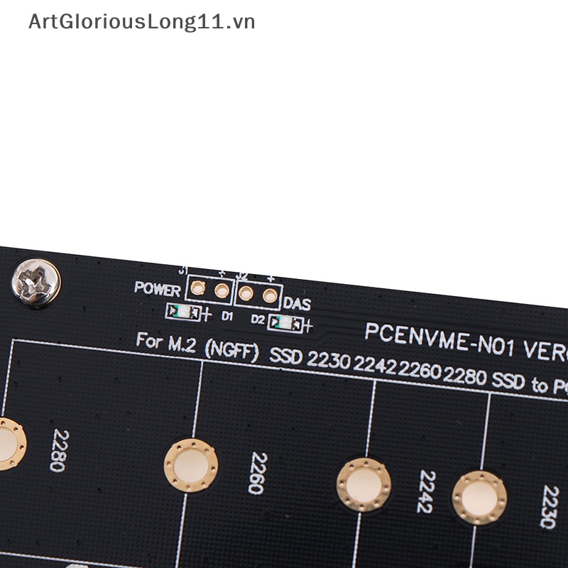 Bộ Chuyển Đổi PCI-E Sang M2 3.0 x1 Sang NVME SSD Hỗ Trợ 2230 2242 2260.