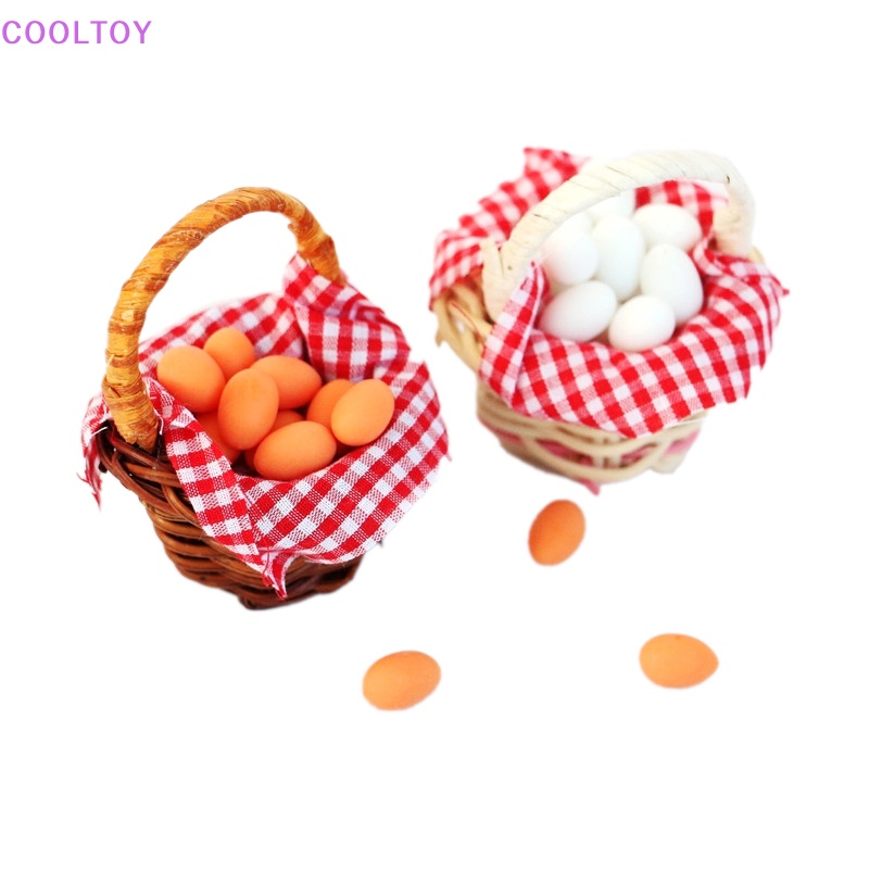 1 Bộ Rổ Đựng Trứng 1: 12 Dành Cho Nhà Búp Bê