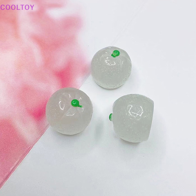 Set 5 Quả Cam Dạ Quang Mini Bằng Nhựa Resin DIY Trang Trí Đa Ứng Dụng