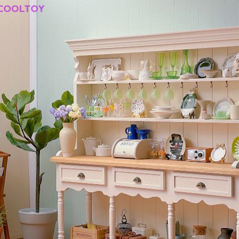 Giá Đỡ Trưng Bày Đĩa Mini Bằng Kim Loại Tỷ Lệ 1 / 6 Dành Cho Nhà Búp Bê