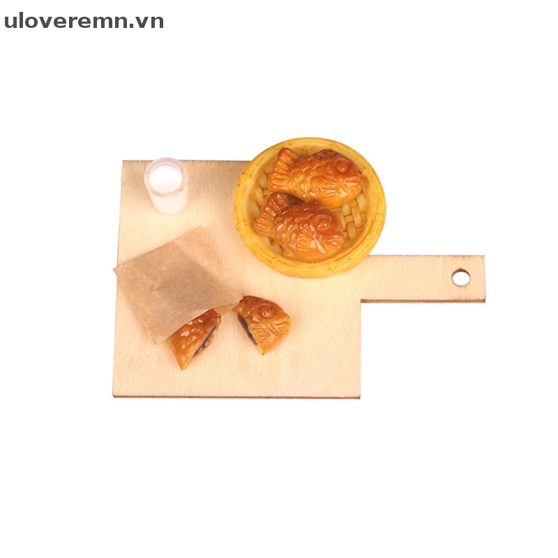 1 Set Mô Hình Thức Ăn Nhanh Trang Trí Nhà Búp Bê Tỷ Lệ 1: 12