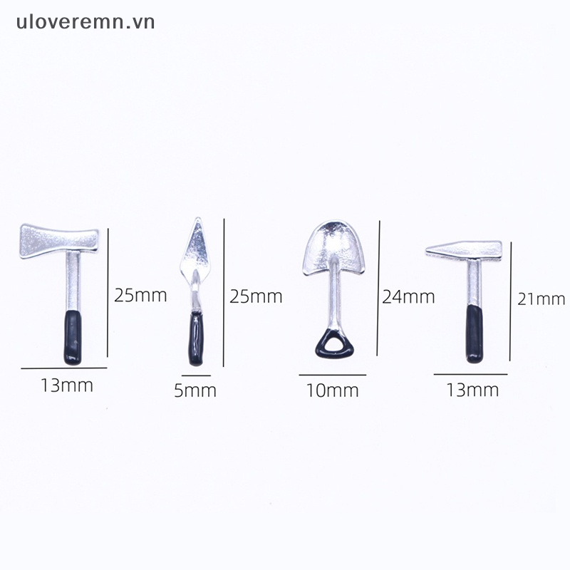 Mô Hình Nhà Búp Bê Uloveremn Mini Bằng Hợp Kim Dùng Trang Trí Tiểu Cảnh