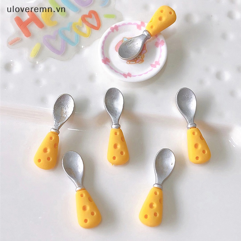 Set 10 Muỗng Mini Trang Trí Nhà Búp Bê