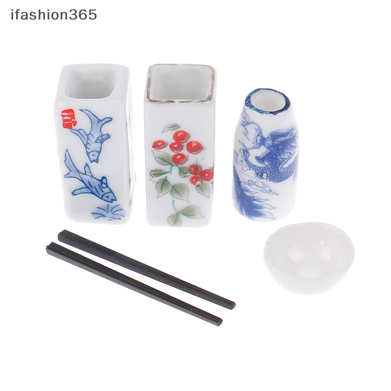 Giá Đỡ Đũa Bằng Sứ Mini 1: 12 Độc Đáo Trang Trí Nhà Búp Bê ifashion365
