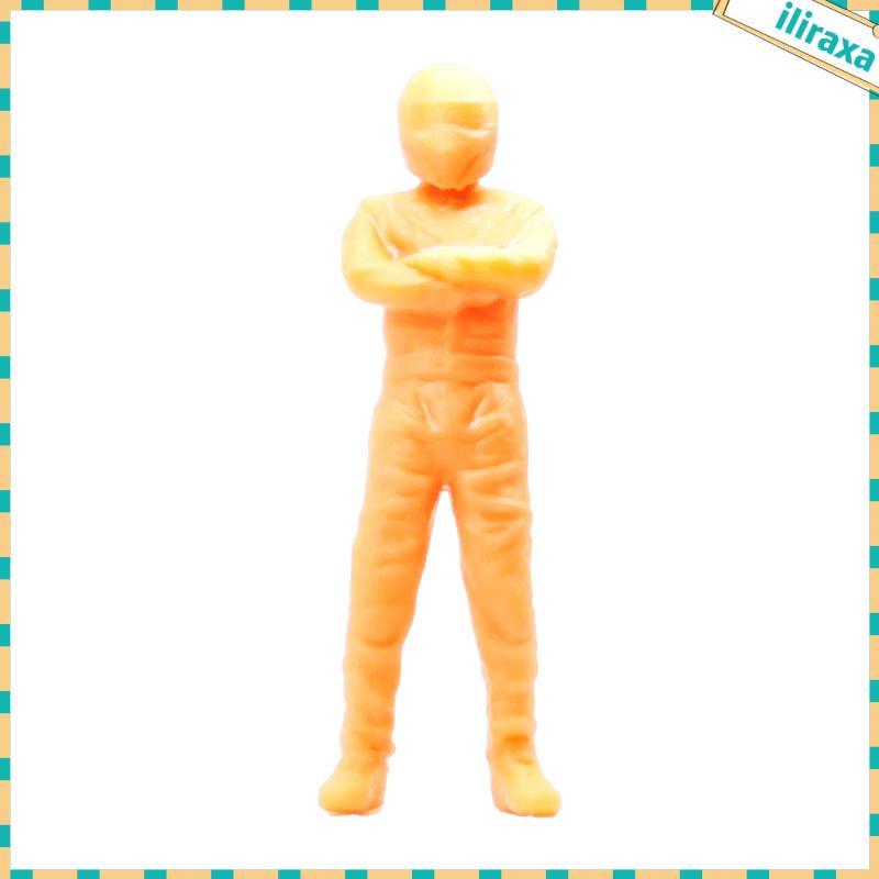 Đồ trang trí Tàu Lửa Nhỏ Chưa Sơn Bằng Nhựa Resin Để Bàn Trang Trí Tiểu Cảnh DIY 1: 64