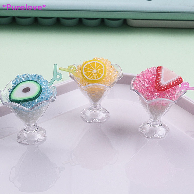 Đồ trang trí Que Kem Dạ Quang Mini Bằng Nhựa Resin Dễ Thương Dùng Trang Trí Mới