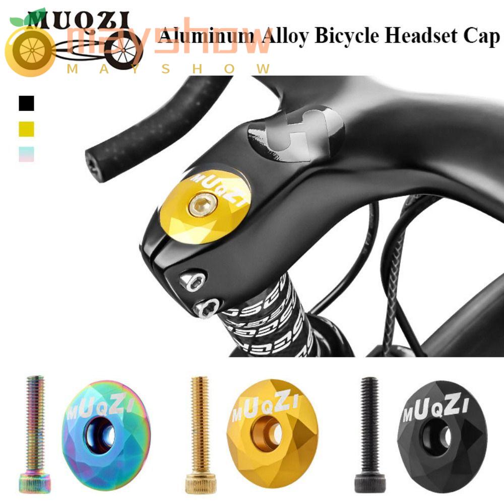 Set 1 / 2 Nắp Đậy Cổ Xe Đạp Bằng Hợp Kim Nhôm