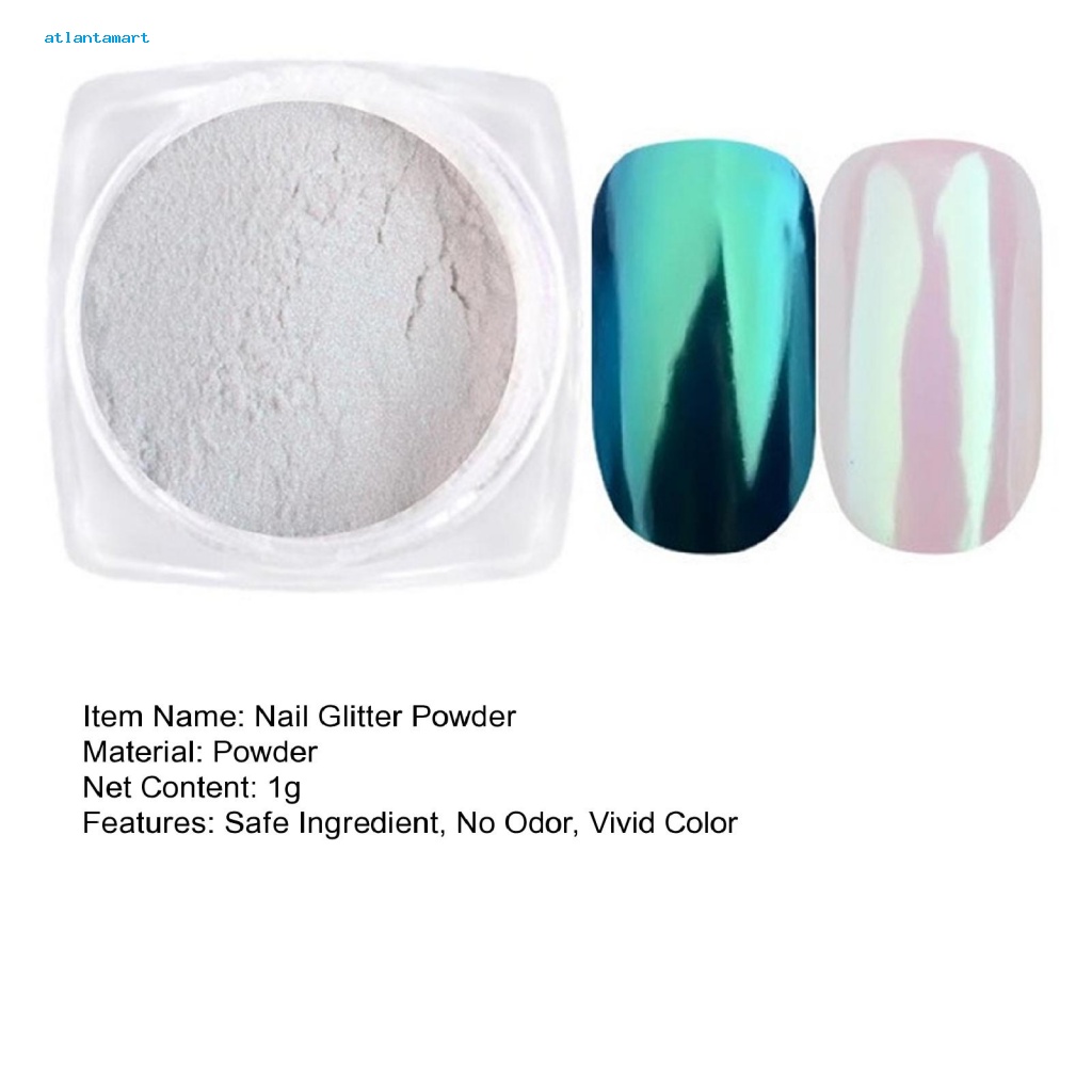 Túi Đựng Đồ Dùng Cao Cấp Tiện Dụng| 1 Hộp Bột Kim Tuyến 1g Trang Trí Móng Tay An Toàn Hiệu Ứng Trực Tuyến Màu Sắc Sống Động Siêu Mịn