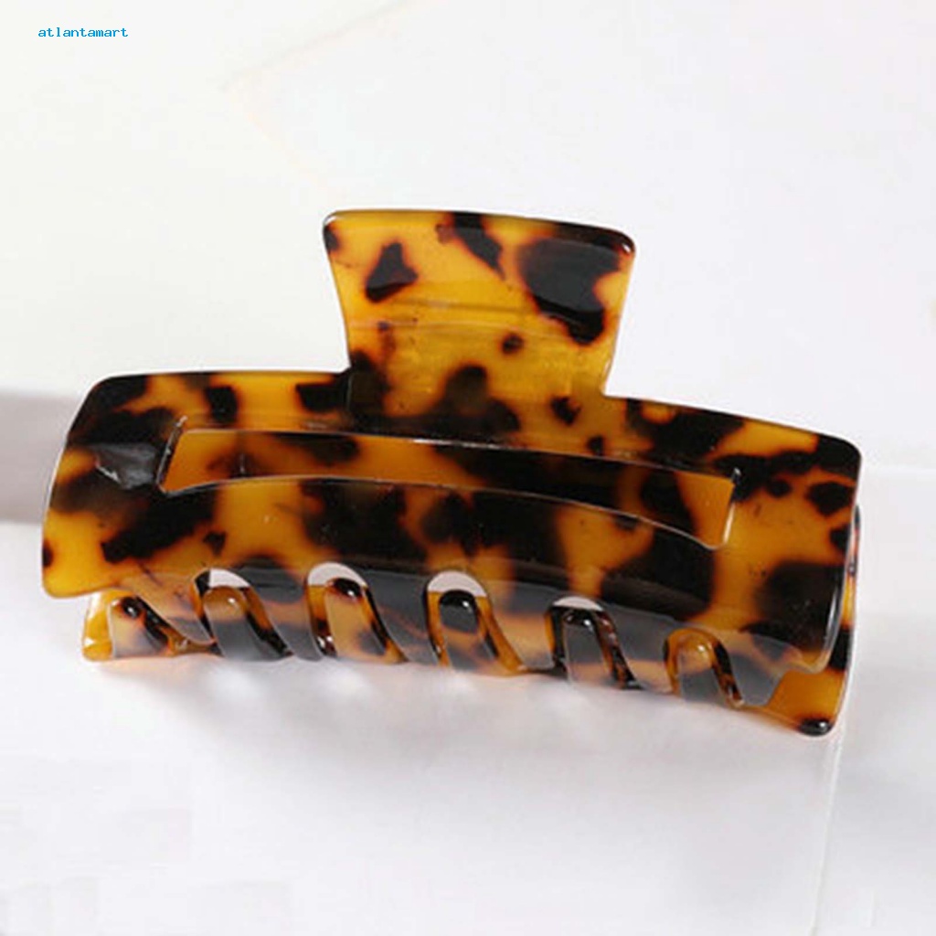 Túi Đựng Đồ Dùng Cao Cấp Tiện Dụng| Kẹp Tóc Càng Cua Lớn In Họa Tiết Da Báo Thời Trang