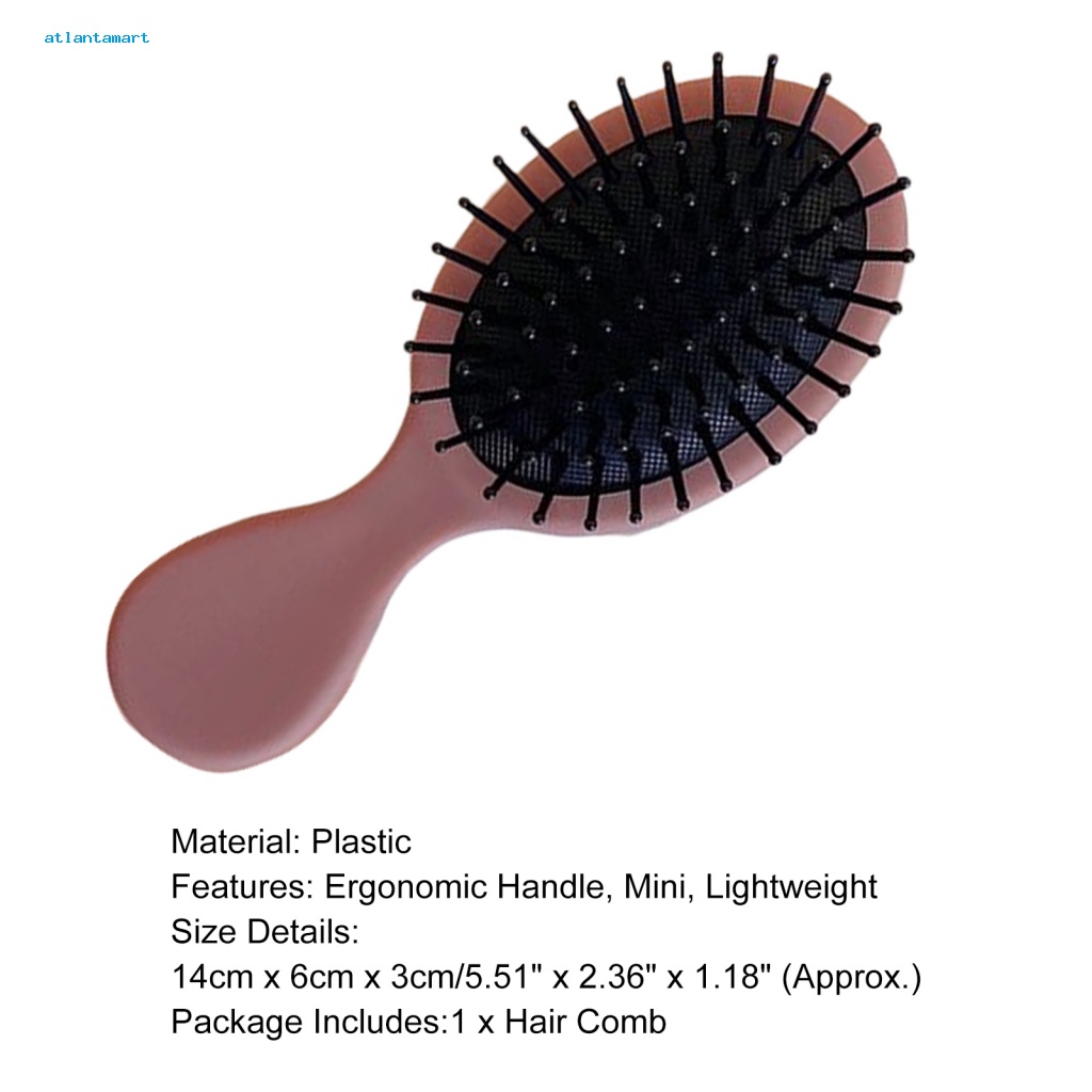 Túi Đựng Đồ Dùng Cao Cấp Tiện Dụng| Lược Chải Tóc Xoăn Dài Bằng Nhựa Siêu Mềm Tiết Kiệm Sức Lao Động