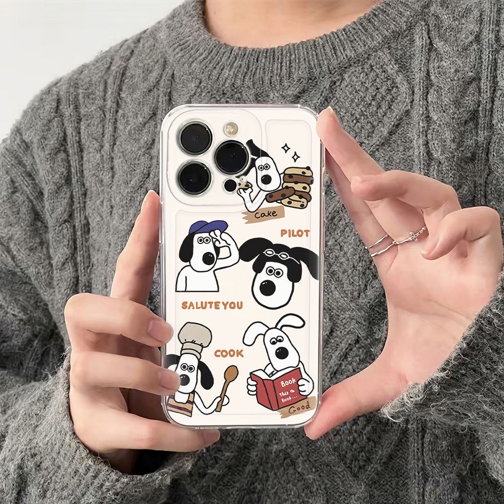 ✅Ốp Điện Thoại Mềm Chống Sốc Hình Bánh Quy 6 Trong 13 Cho Iphone 11 14Promax 78 12 TJ4G