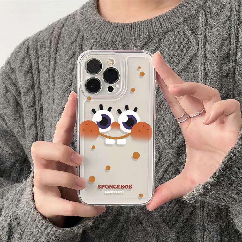 ✅Ốp Điện Thoại Dẻo Họa Tiết Hoạt Hình SpongeBob Chống Sốc Cho Iphone 6In Plusmax 11 78 1314 Pro 12 PV1X