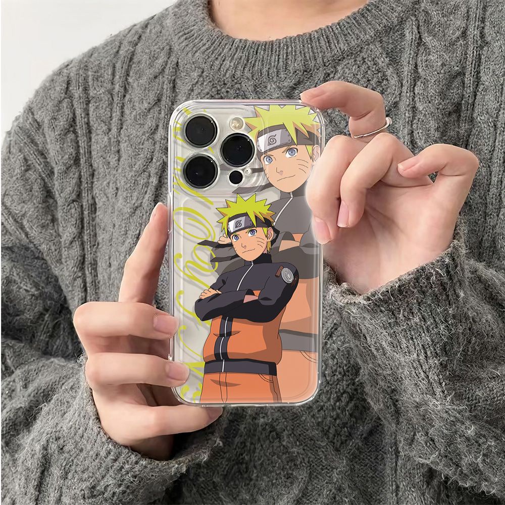✅Ốp Điện Thoại Dẻo Họa Tiết Hoạt Hình Naruto Đơn Giản Chống Sốc Cho iPhone12 1114pro Max6In78 13