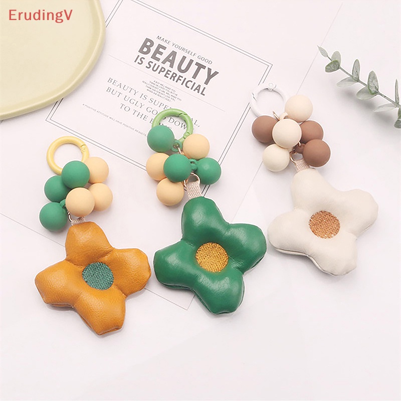 [ErudingV] 1 Móc Khóa Xe Hơi / Túi Xách Họa Tiết Hoa Tinh Tế Thời Trang