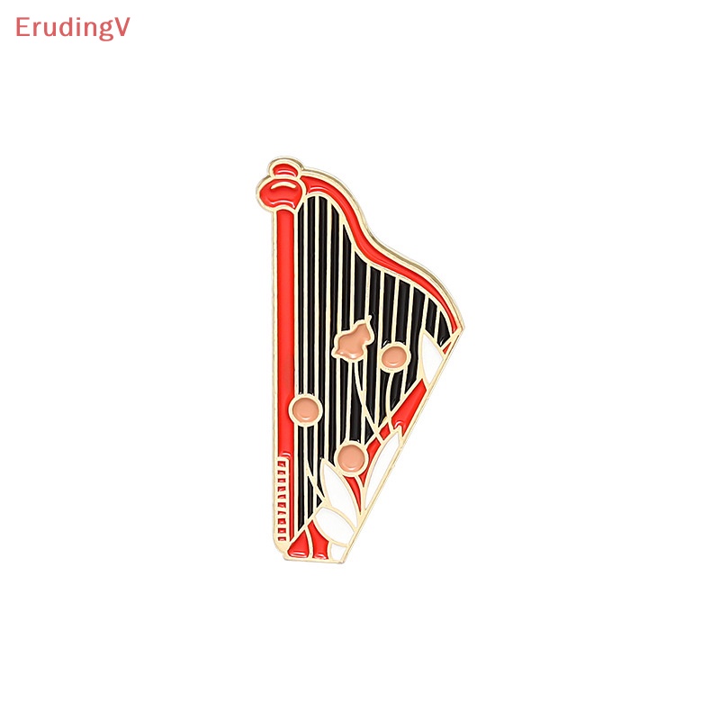 [ErudingV] Ghim Cài Áo Bằng Hợp Kim Tráng Men Đa Năng Hình Đàn Ghita Cổ Điển Sáng Tạo Thời Trang [Mới]