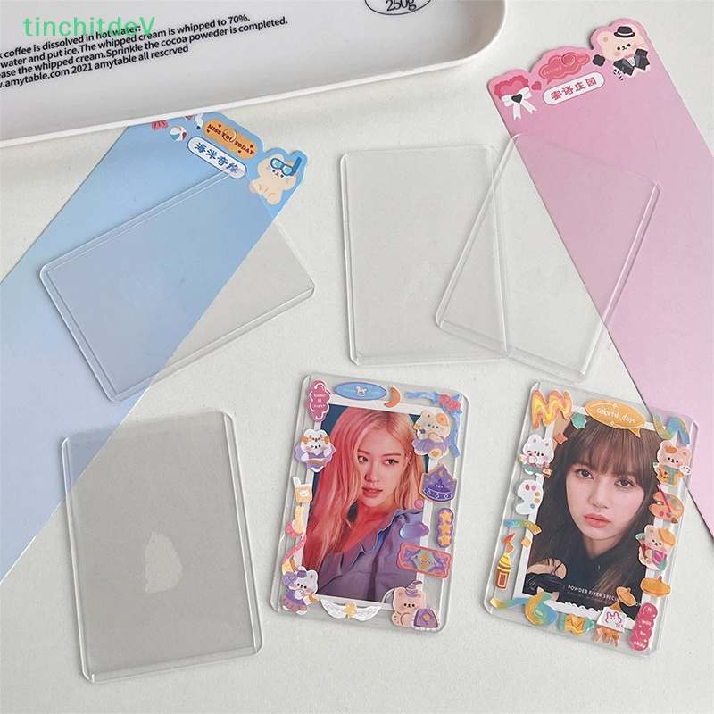 Set 10 Miếng Dán Goo Dày Dặn Trong Suốt Dùng Trang Trí Hộp Sưu Tập DIY