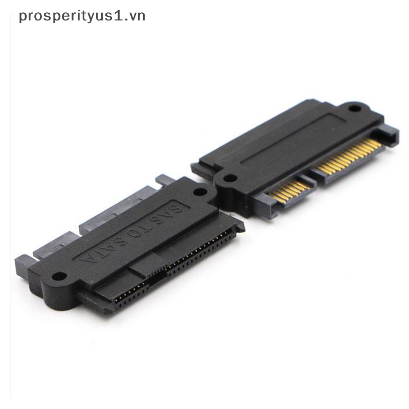 Đầu Nối Chuyển Đổi SAS 29 pin Female Sang SATA 22pin Male Cho Windows Sasperityus1