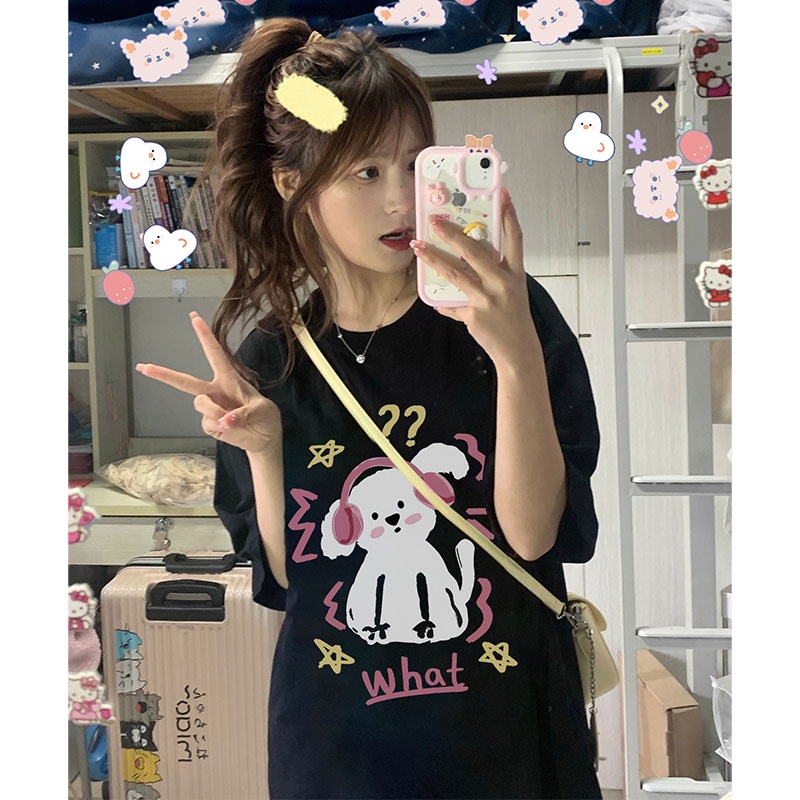 NRVP Áo Thun 100% Cotton Tay Ngắn Phong Cách Hàn Quốc Mới